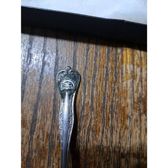 Vintage Masonic National Silverplate Spoon BFCL Emblem Lindenburg Jewelers - Picture 3 of 9